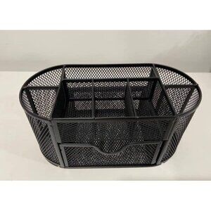 New Mesh Desk Organizer Desktop Office Supplies Multi-functional Caddy Pen Holde